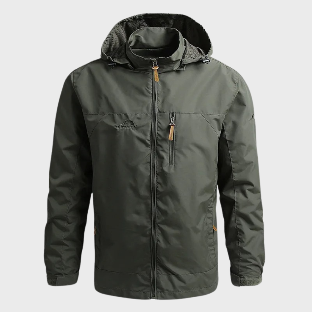 Men's Waterproof Jacket | Loose Fit with Hood