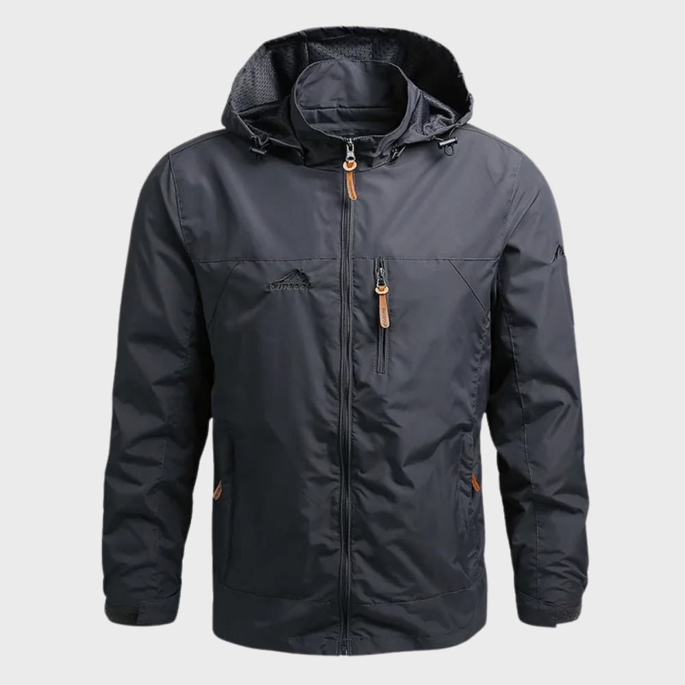 Men's Waterproof Jacket | Loose Fit with Hood