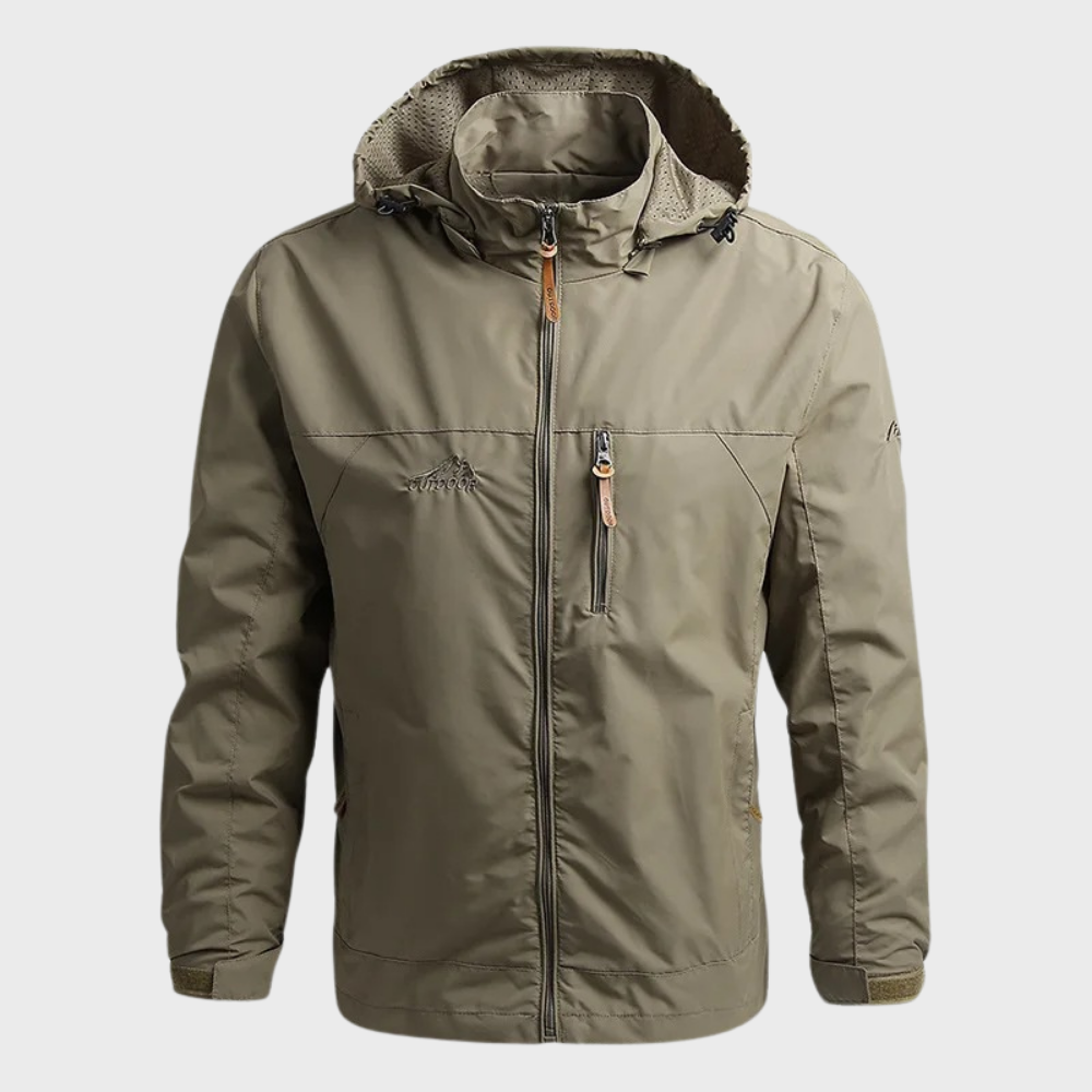 Men's Waterproof Jacket | Loose Fit with Hood