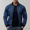 Men's Bomber Jacket | Casual Zipper Long Sleeve