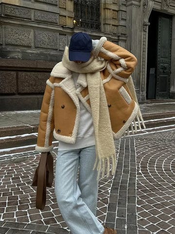 Short Winter Jacket | Loose Warm Fit