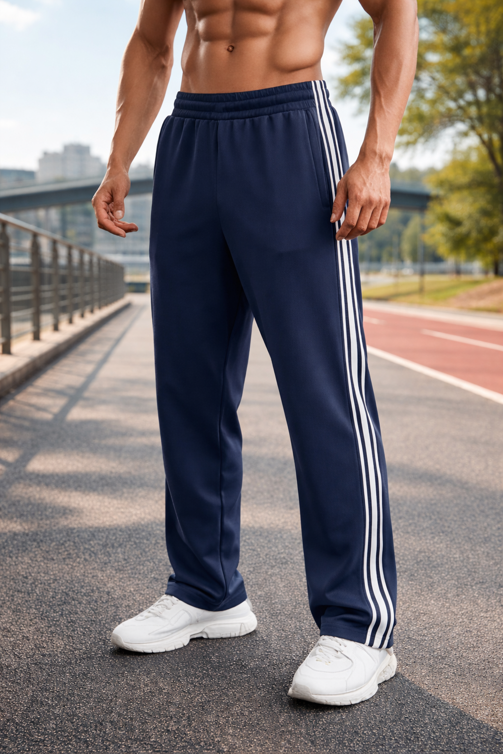 Lightweight Breathable Drawstring Sports Pants for Men | Training Wear