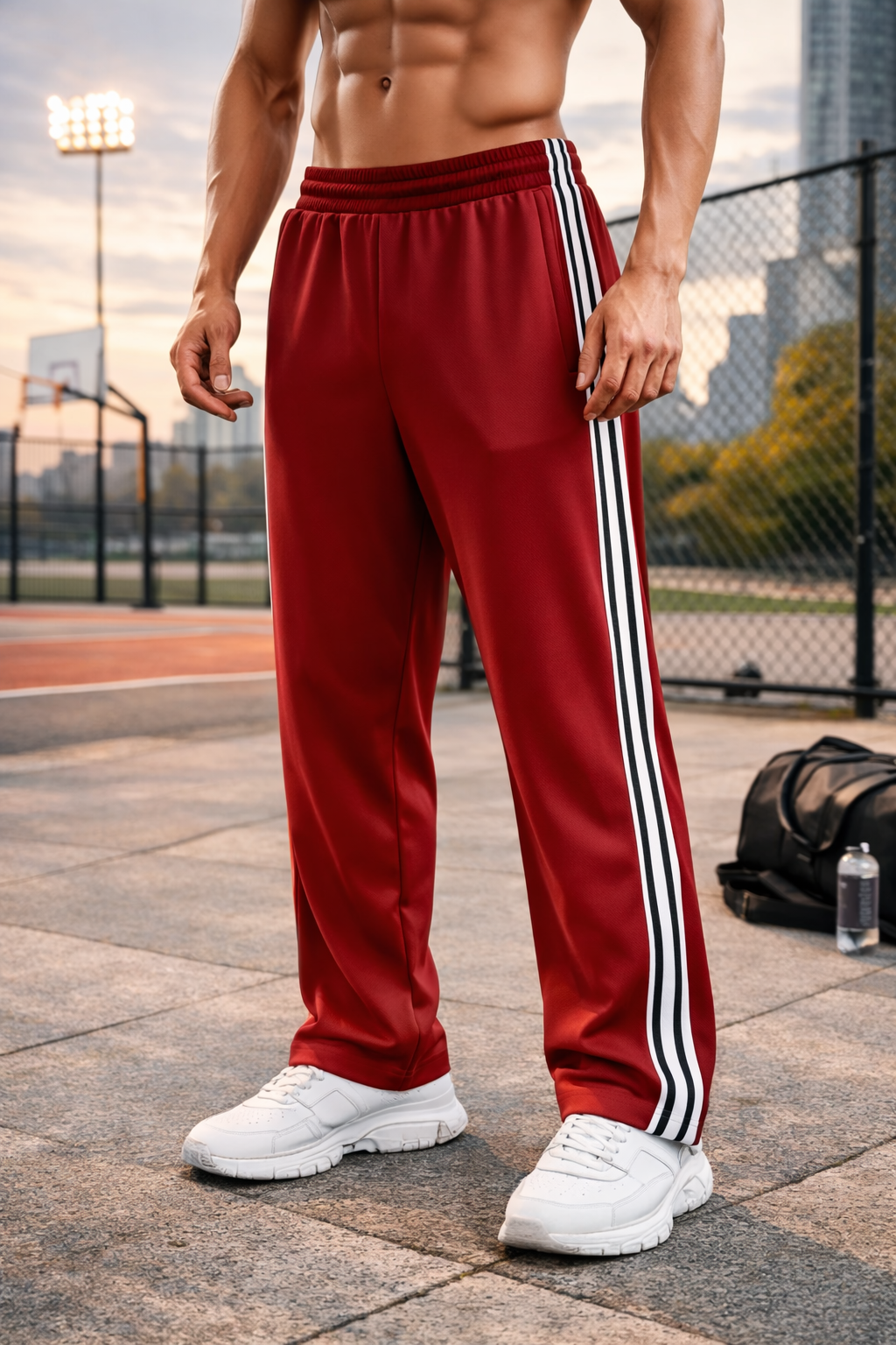 Lightweight Breathable Drawstring Sports Pants for Men | Training Wear