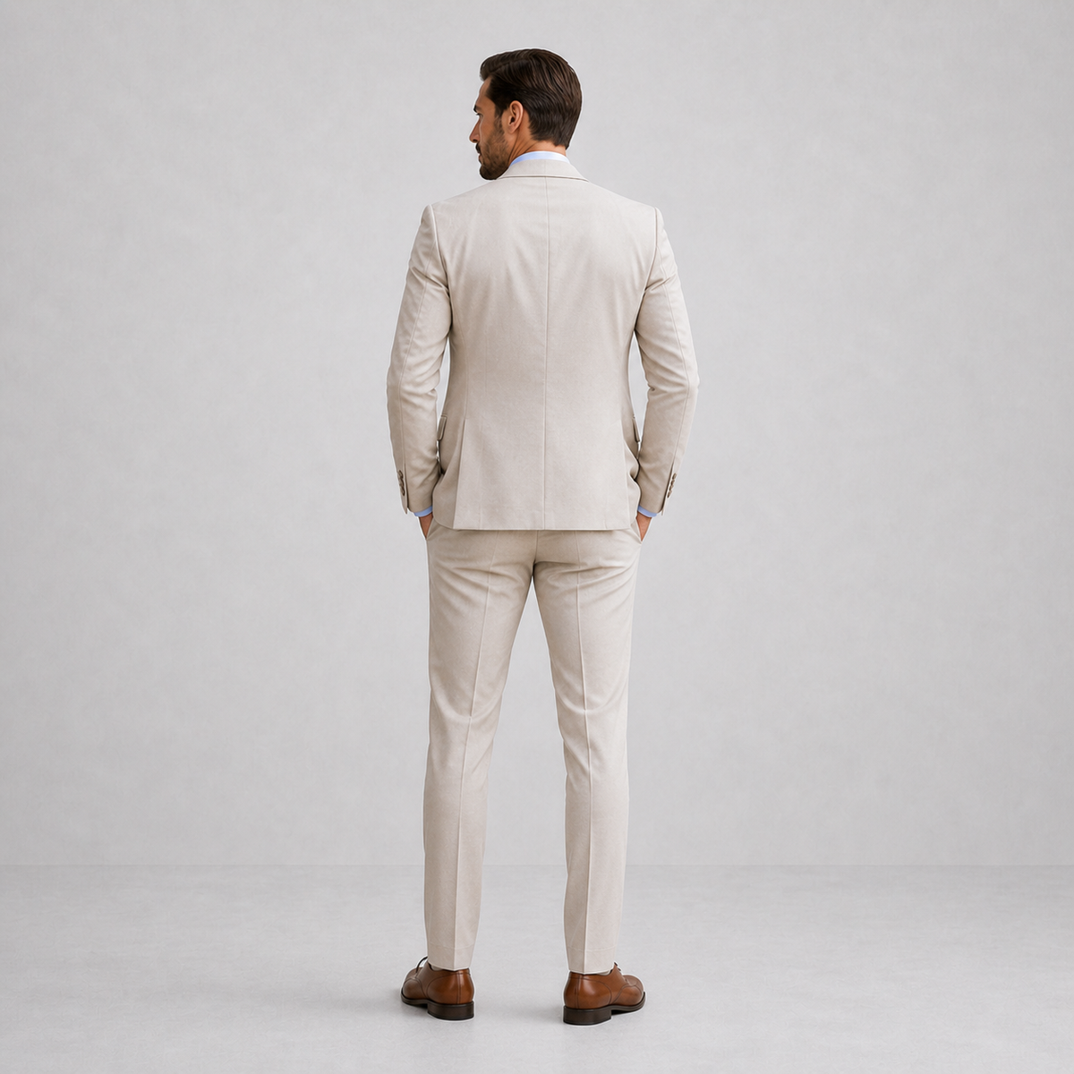Slim Fit Three Piece Suit for Men | Blazer Vest and Pants Business Set