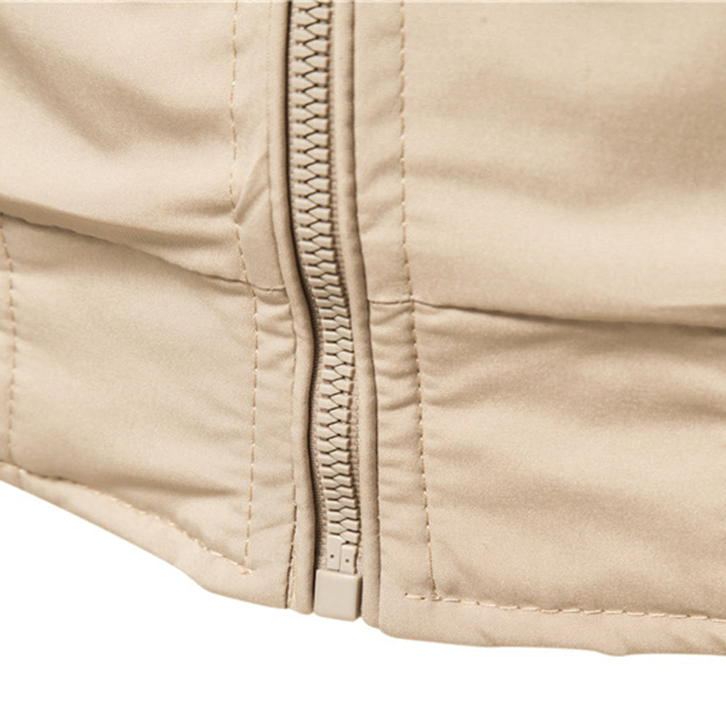 Men's bomber jacket | Fitted cut with zipper