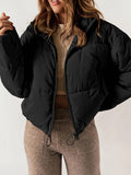 Women's Winter Jacket | Quilted with Zipper Closure