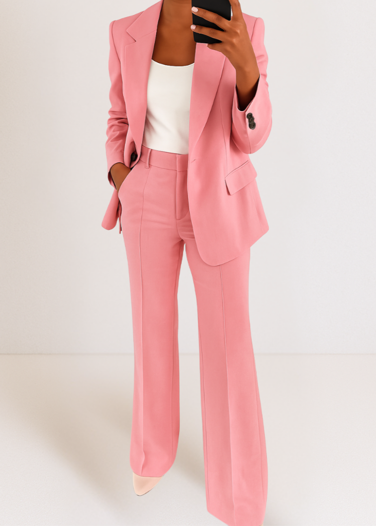 Tailored Blazer Pants Coordinate Set for Women | Smart Office Evening Wear