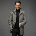 Waterproof Windproof Hooded Winter Jacket for Men | Cold Weather