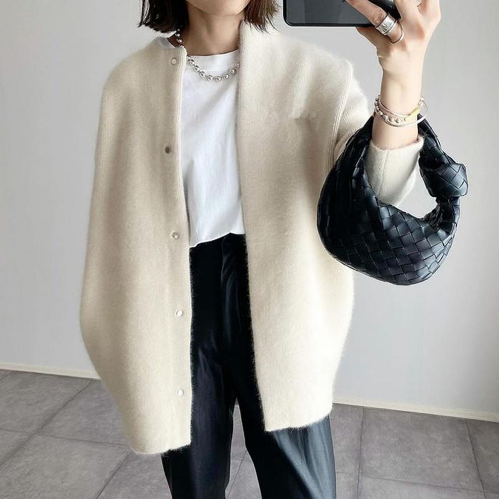 Women's Cardigan Sweater – Elegant Open-Front Sweater for Fall and Winter