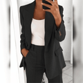 Tailored Two Piece Blazer and Pants Suit Set for Women | Office Event Wear