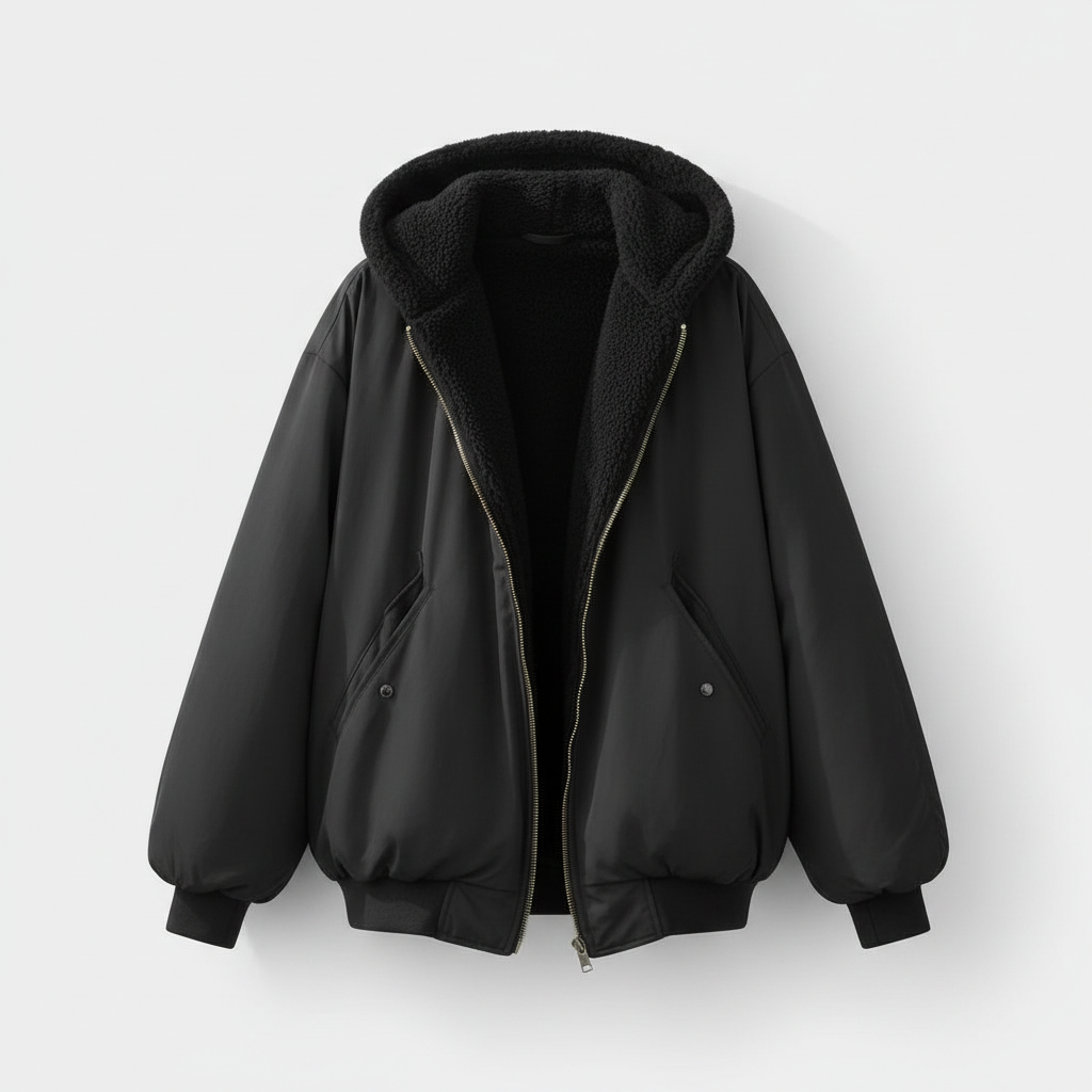 Women's Winter Jacket | Oversized Cut with Inner Insulation