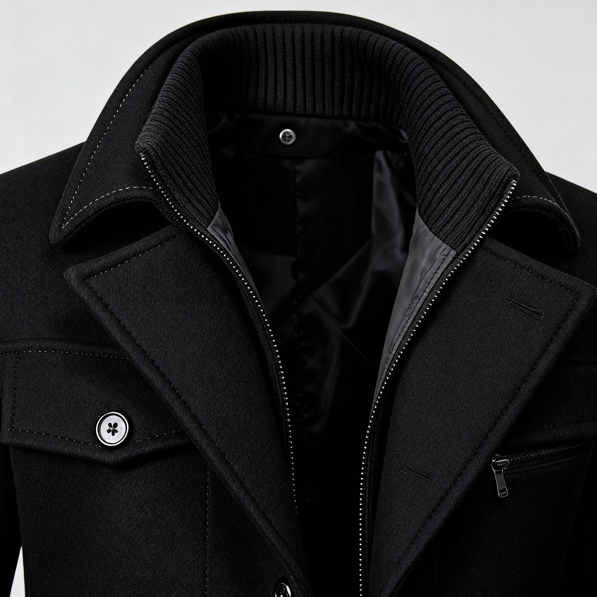 Men's Winter Jacket | Waterproof Cut with Classic Collar