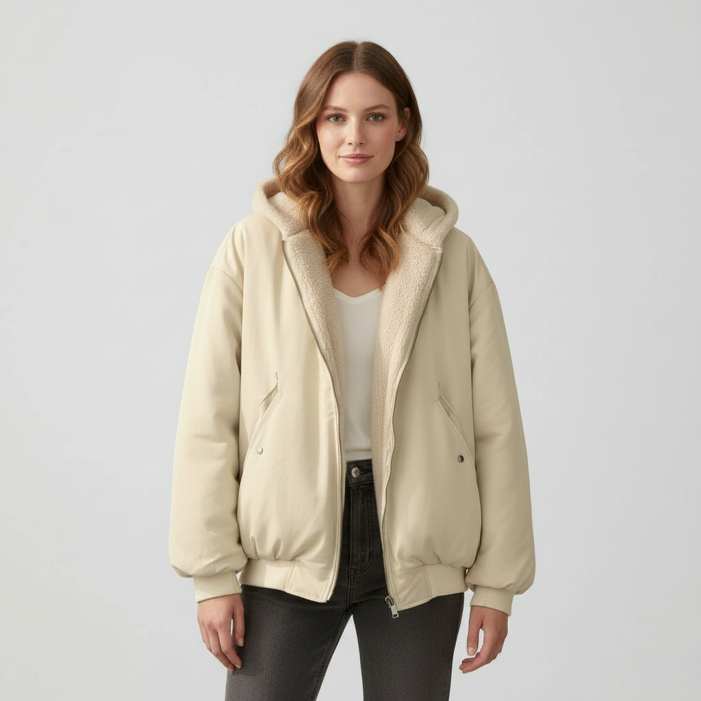 Women's Winter Jacket | Oversized Cut with Inner Insulation
