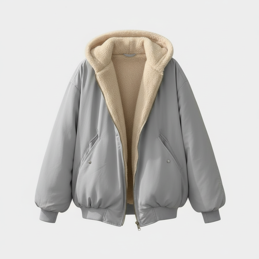 Women's Winter Jacket | Oversized Cut with Inner Insulation