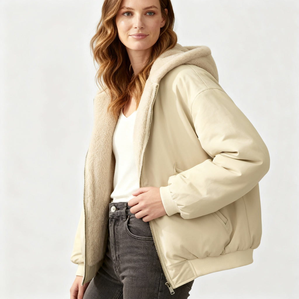 Oversized Insulated Winter Jacket for Women | Cold Weather Wear