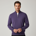 Men's Sweater | Knitted Sweater with V-Neck and Front Zipper