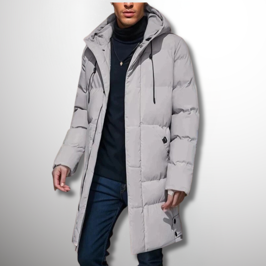 Men's Parka Jacket | Long Waterproof Quilted Insulated