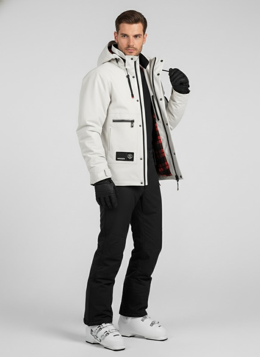 Men's Outdoor Jacket | Waterproof Zipper Closure