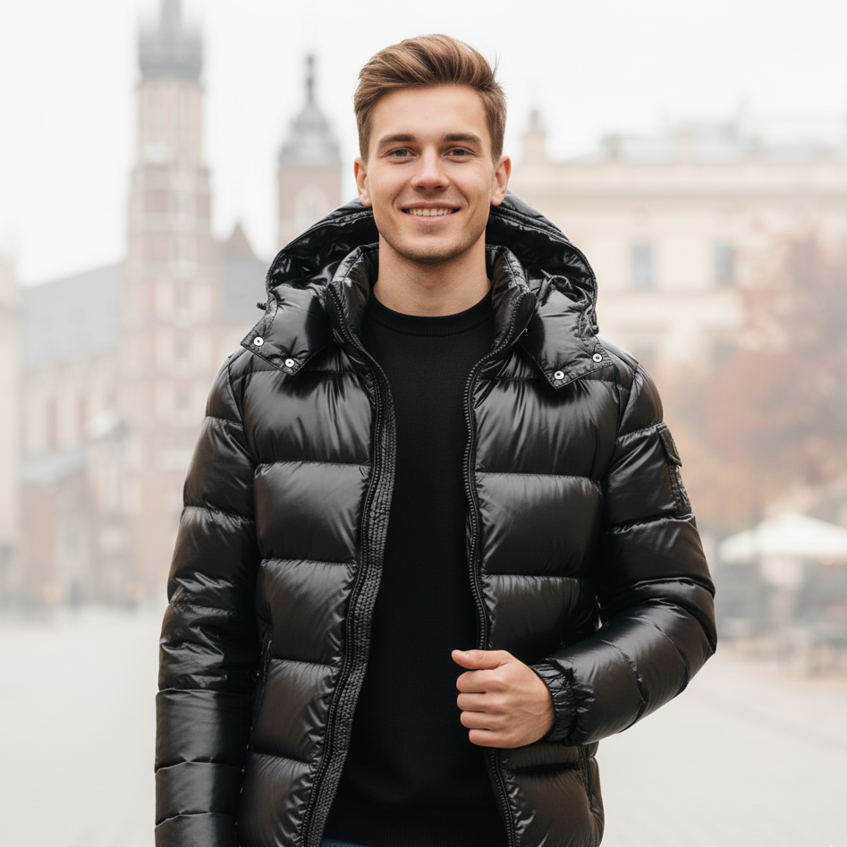 Men's Quilted Jacket | Warm Insulated Fit