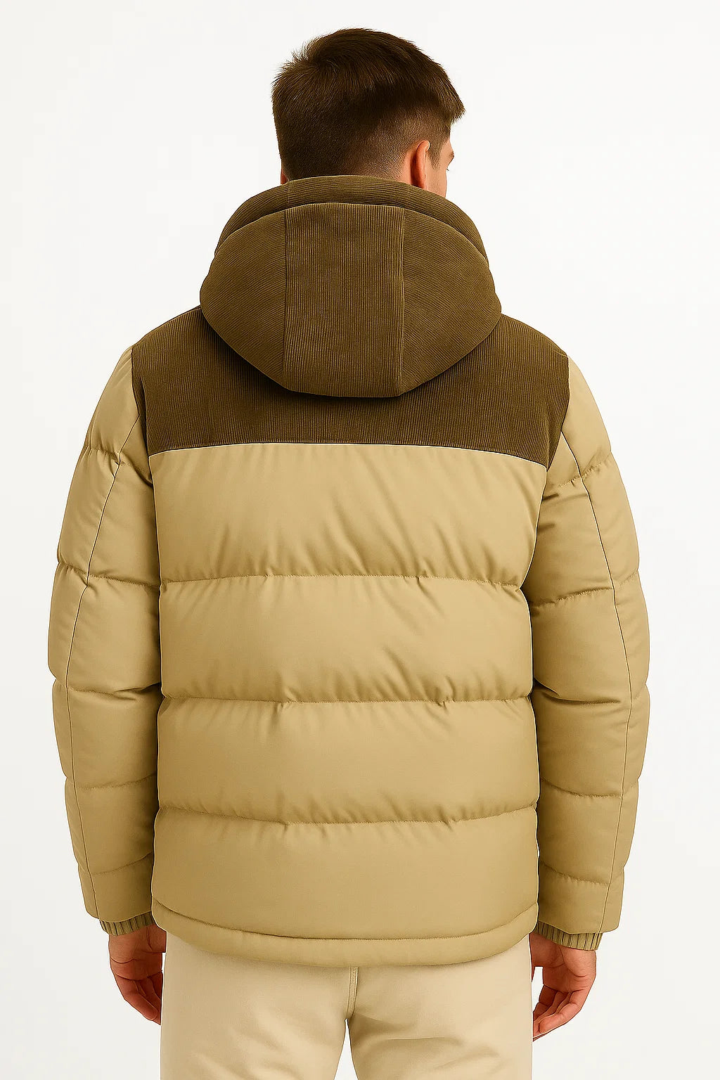 Lightweight Padded Hooded Jacket for Men | Winter Outdoor Wear