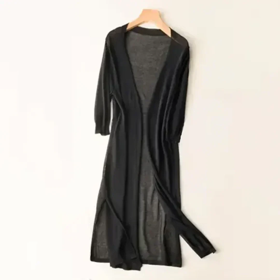 Women’s Cardigan | Long Sleeve Straight Cut