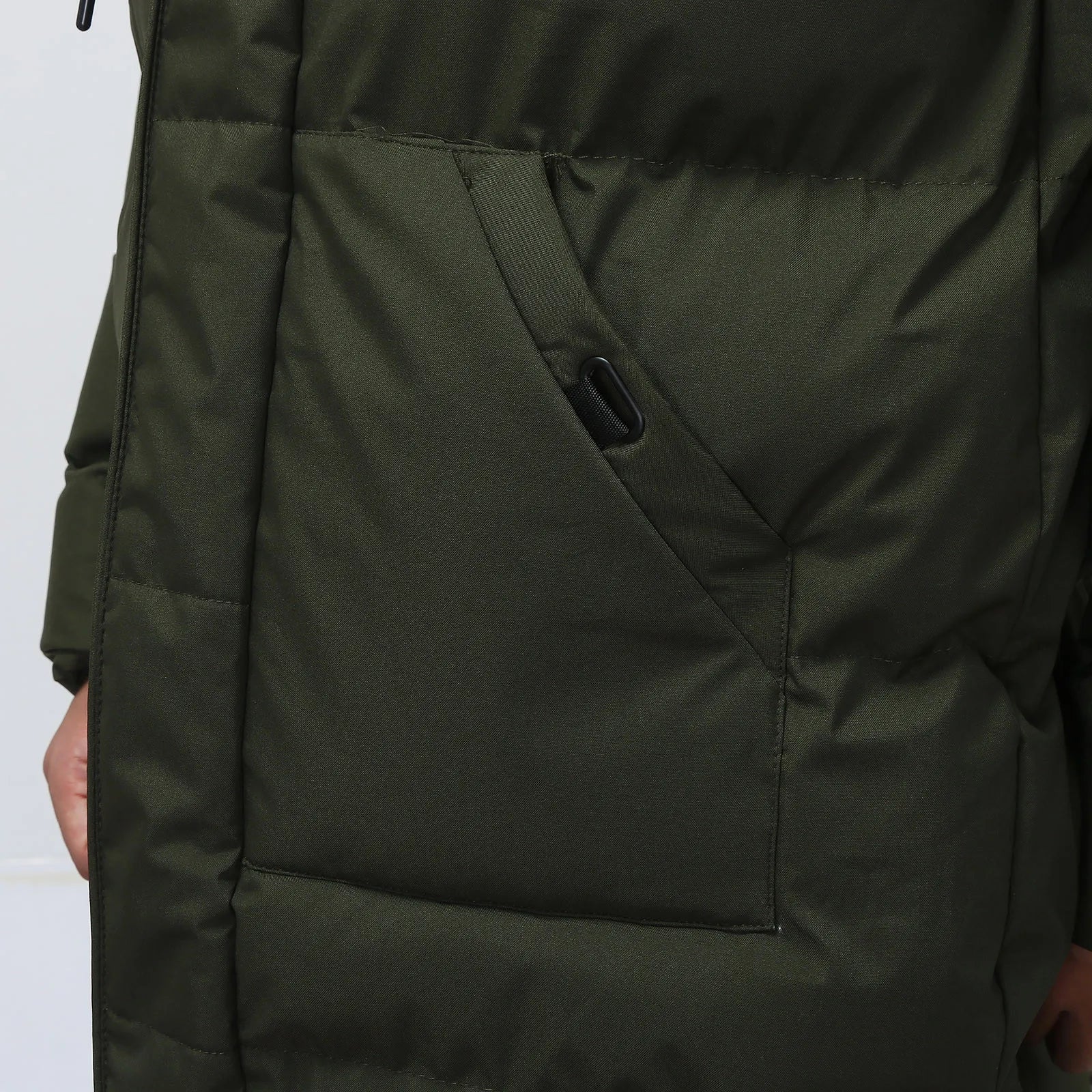 Men's Winter Jacket | Long Length with Detachable Hood