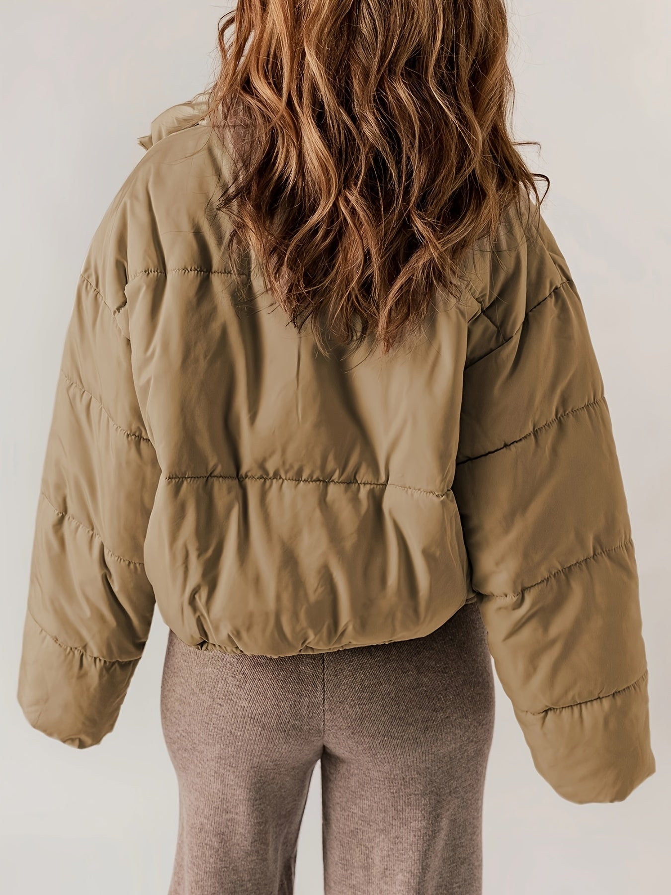 Women's Winter Jacket | Quilted with Zipper Closure