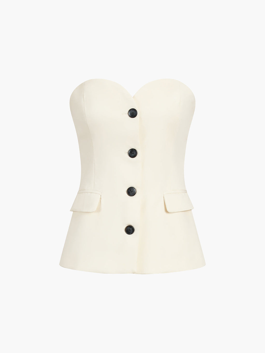 Strapless Top and Full Length Pants Two Piece Set for Women | Everyday Wear