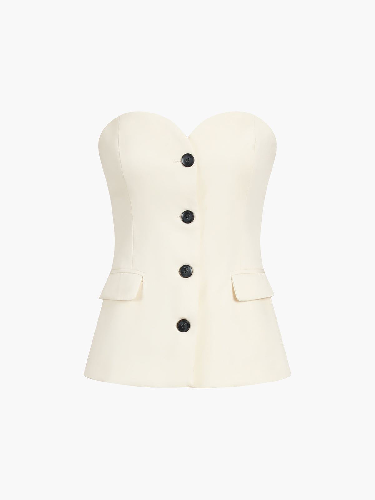 Strapless Top and Full Length Pants Two Piece Set for Women | Everyday Wear