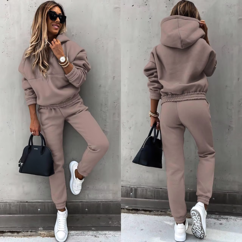 Winter Two Piece Tracksuit Set for Women