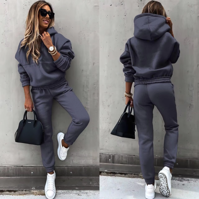 Winter Two Piece Tracksuit Set for Women