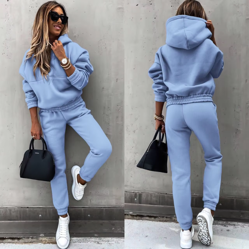 Winter Two Piece Tracksuit Set for Women