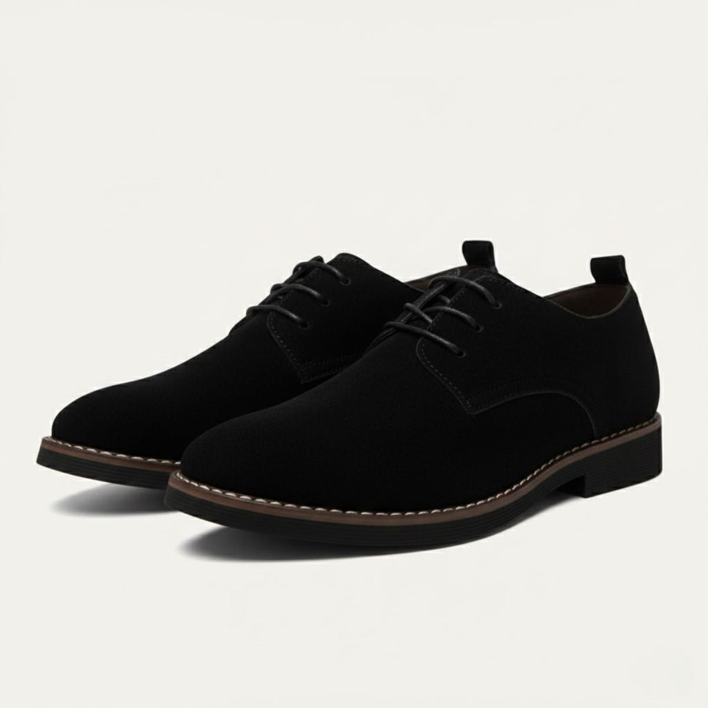 Brown Suede Classic Dress Shoes for Men | Business and Formal Wear