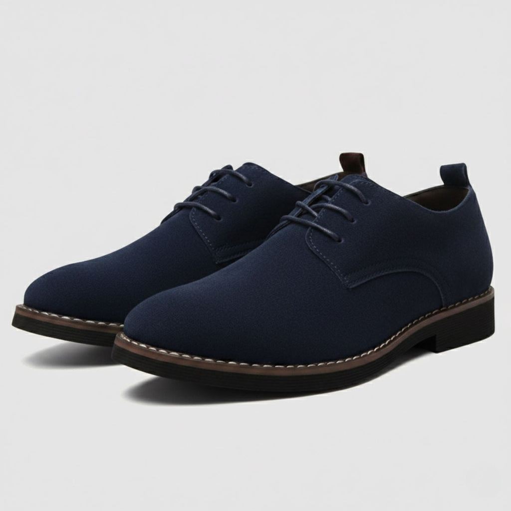 Brown Suede Classic Dress Shoes for Men | Business and Formal Wear