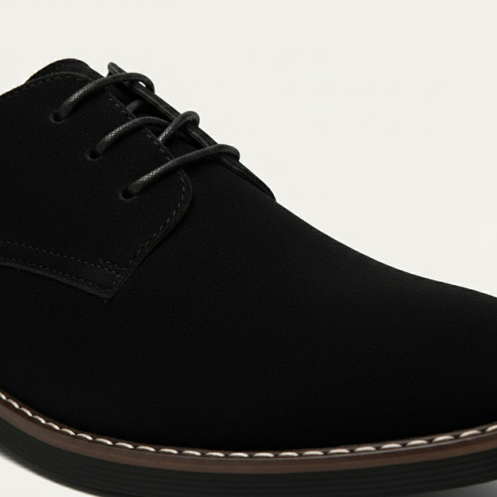 Brown Suede Classic Dress Shoes for Men | Business and Formal Wear