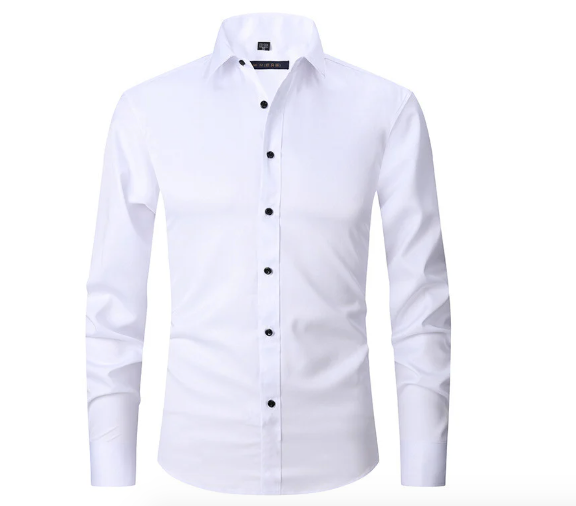 Stretch Classic Fit Dress Shirt for Men | Work and Casual Everyday Wear
