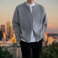 Gray V-Neck Sleeveless Pullover Cardigan for Men | Everyday Layering