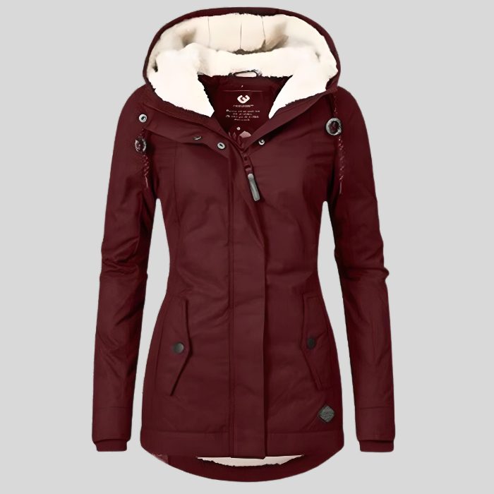 Women's Waterproof Winter Jacket | Warm Hooded Coat
