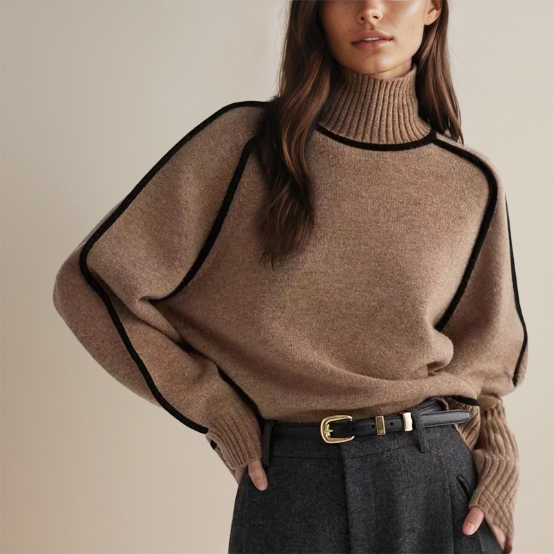 Warm Women's Turtleneck Sweater | Autumn Winter