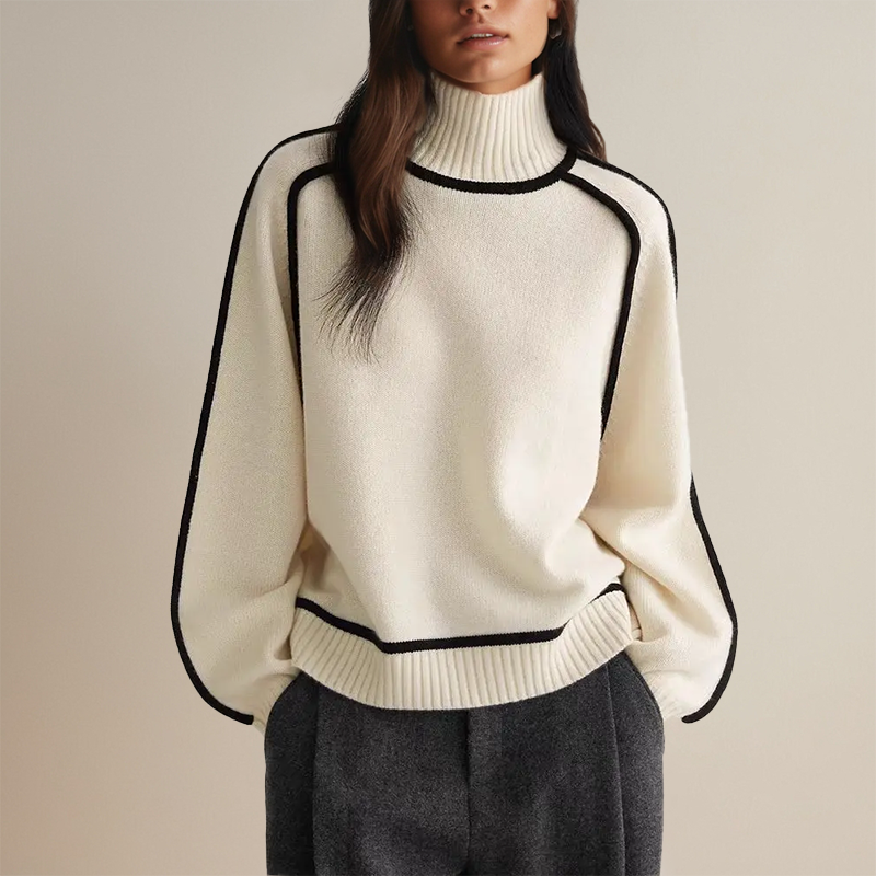 Warm Women's Turtleneck Sweater | Autumn Winter