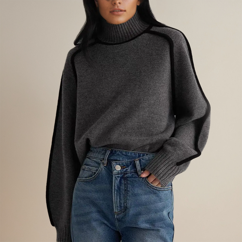 Warm Women's Turtleneck Sweater | Autumn Winter