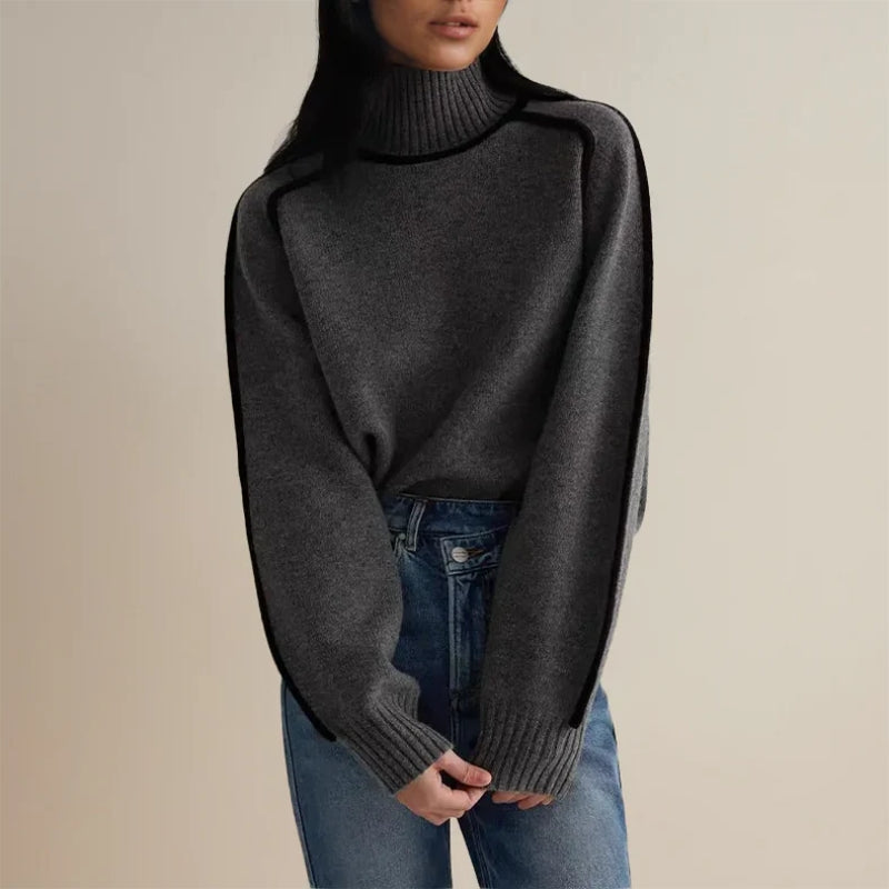 Warm Women's Turtleneck Sweater | Autumn Winter