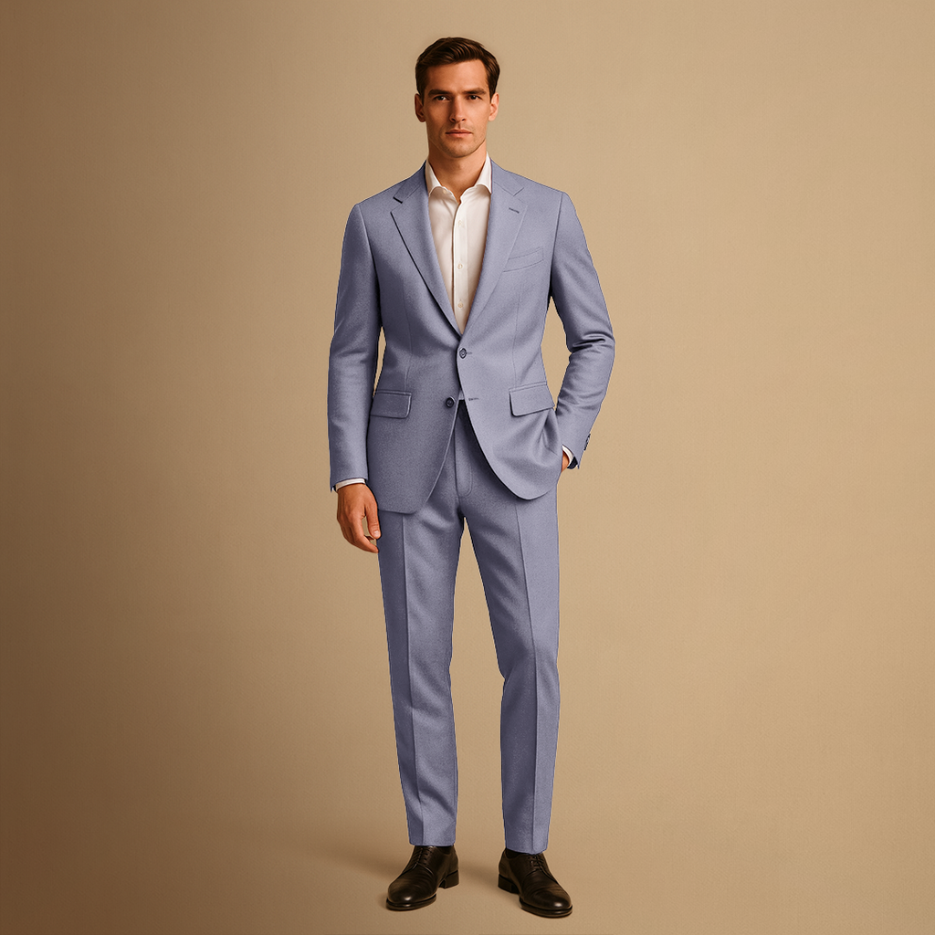 Lightweight Slim Fit Two Piece Suit for Men | Wedding and Formal Events