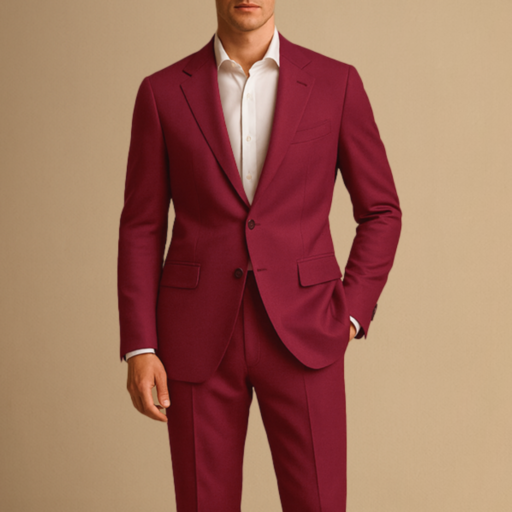 Lightweight Slim Fit Two Piece Suit for Men | Wedding and Formal Events