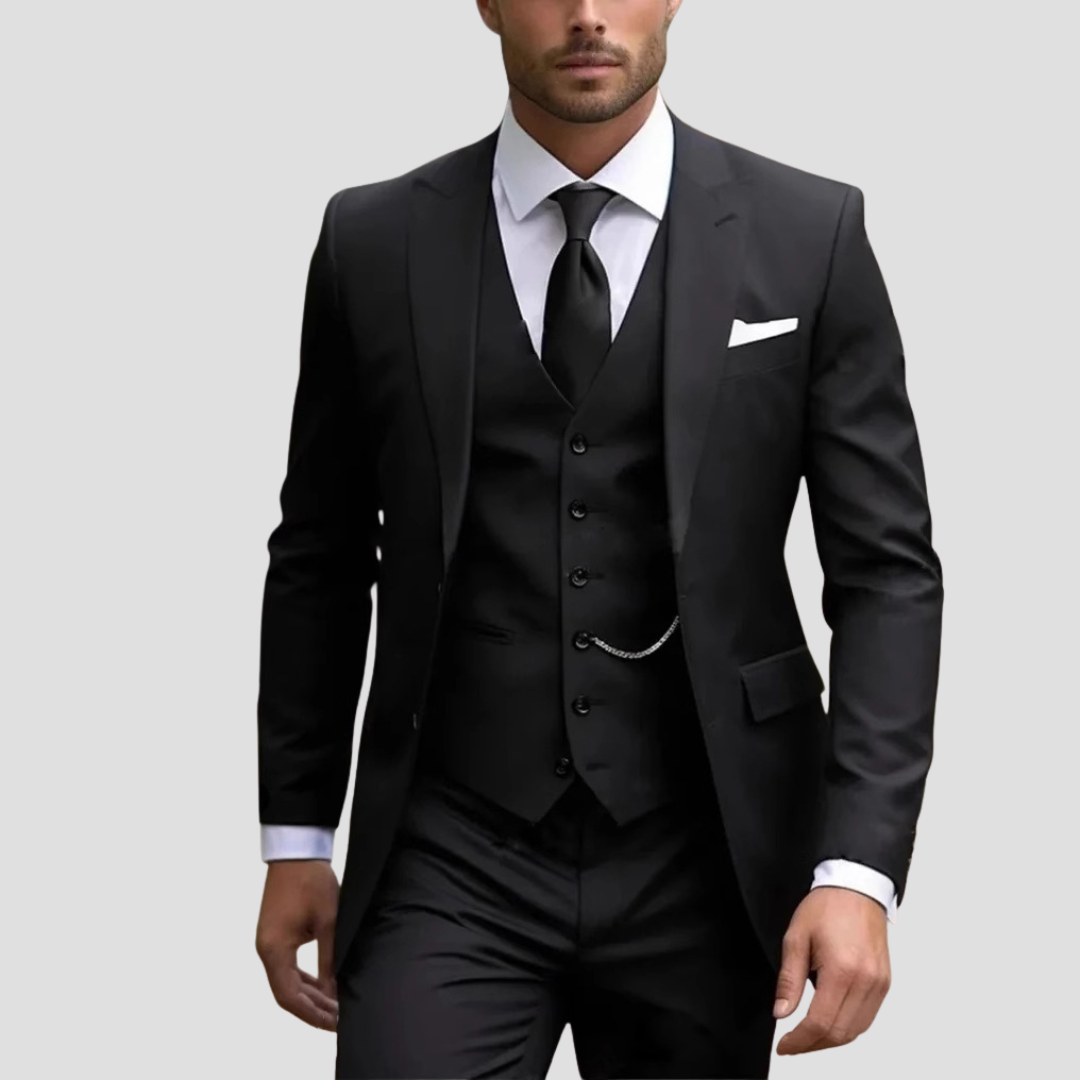 Three Piece Slim Fit Mixed Suit for Men | Wedding and Groomsmen Formal Wear