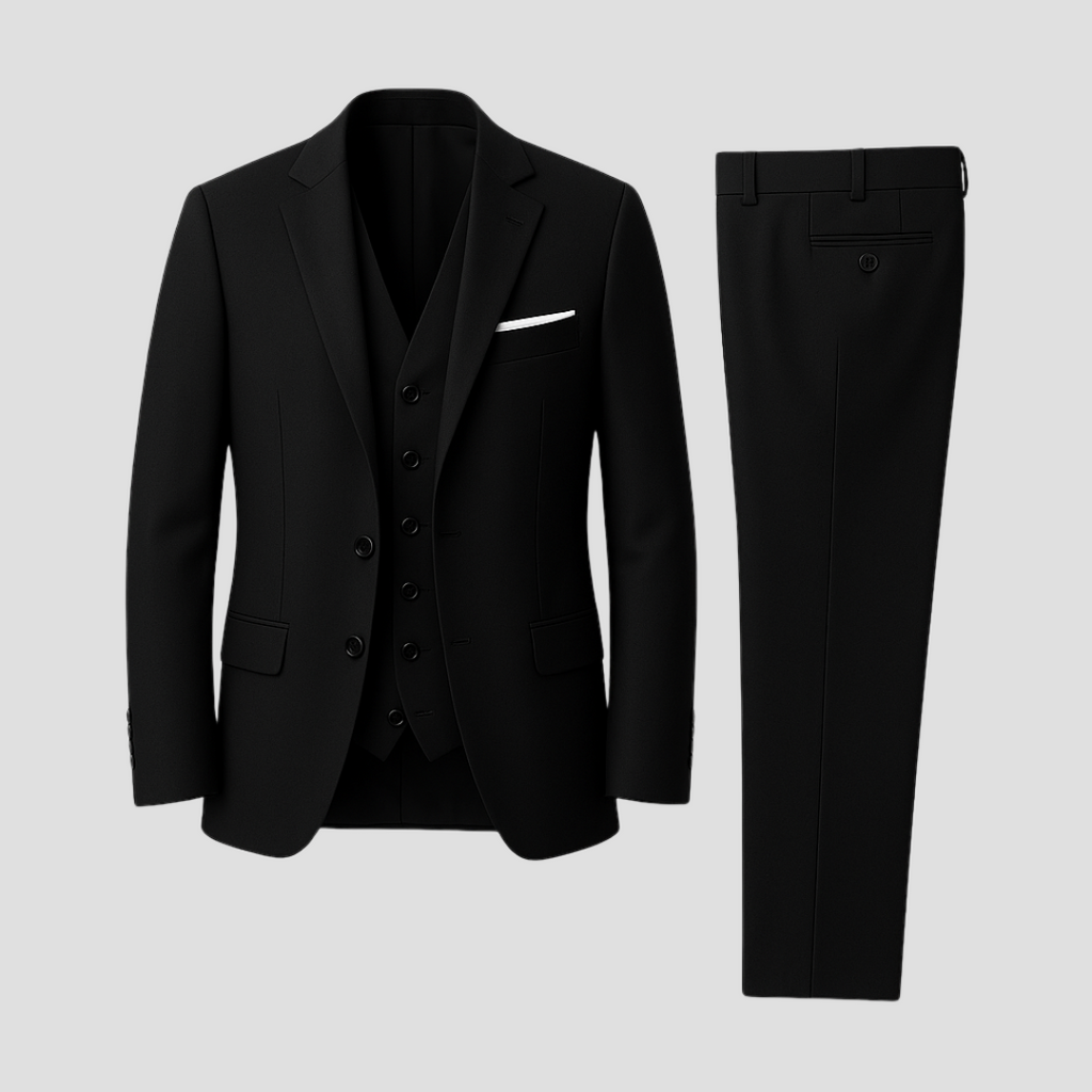 Three Piece Slim Fit Mixed Suit for Men | Wedding and Groomsmen Formal Wear