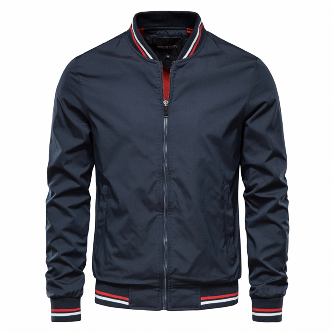 Men's bomber jacket | Fitted cut with zipper