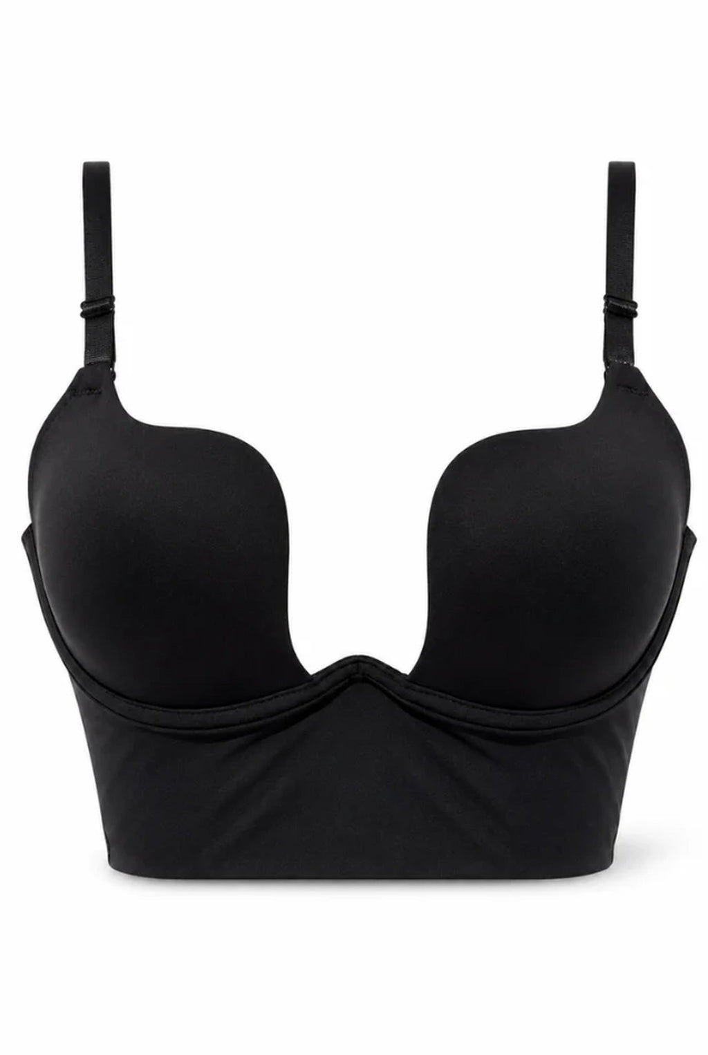 Seamless Backless Push Up Bra with Adjustable Straps for Women