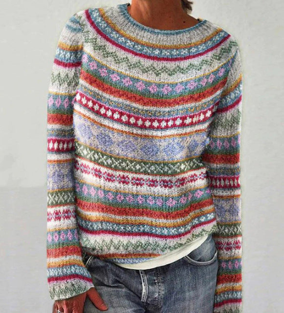 Women's Knit Sweater | Loose Fit Design