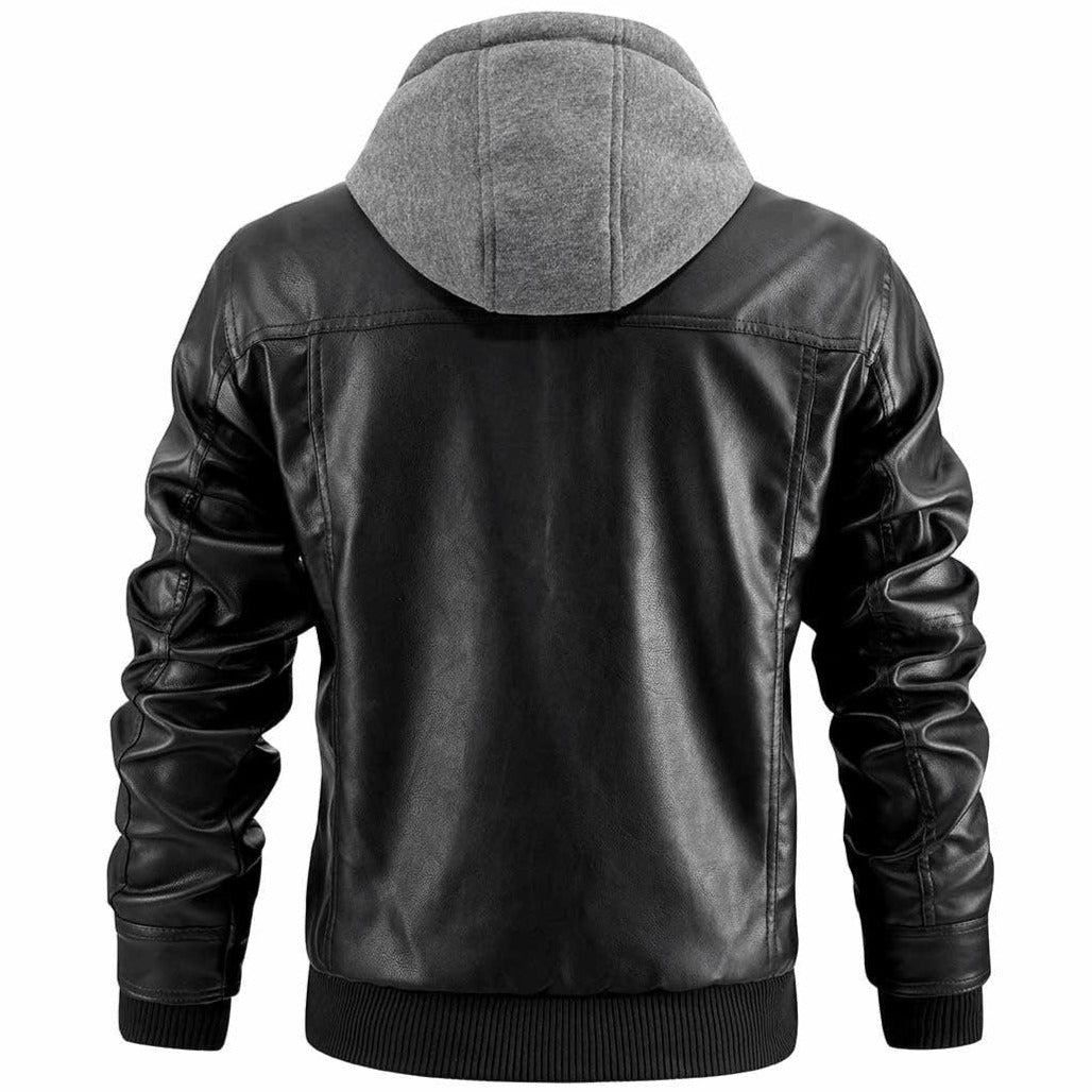 Men's jacket | jacket with a detachable hood and pockets